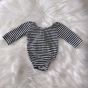Bailey’s Blossoms Stripped Leotard 3/6M